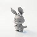 Tượng Thỏ Chibi Dễ Thương – Mô Hình 3D In Được - Thumbnail 3