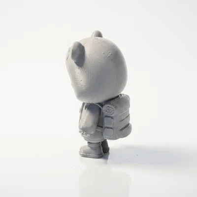 Mô Hình Chibi Em Bé Áo Hoodie Gấu Cute - 3D Printable STL