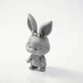 Tượng Thỏ Chibi Dễ Thương – Mẫu 3D Printable - Thumbnail 3