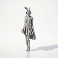 Figure Chibi Bunny Girl Cute Anime – Mô hình 3D in được (STL) - Thumbnail 1