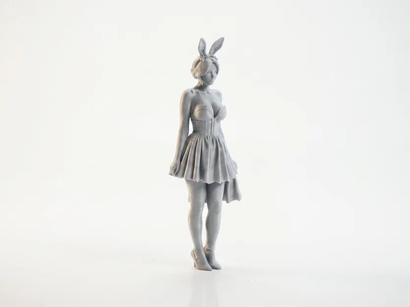 Figure Chibi Bunny Girl Cute Anime – Mô hình 3D in được (STL) - Image 2