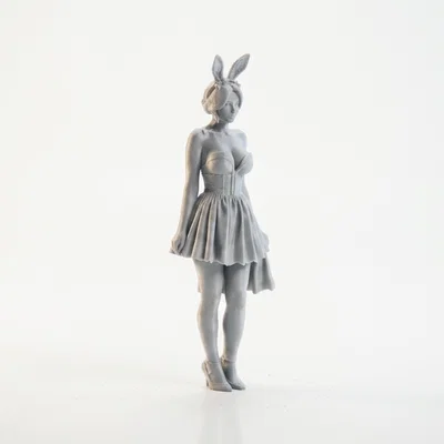 Figure Chibi Bunny Girl Cute Anime – Mô hình 3D in được (STL)