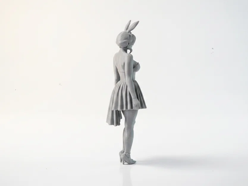Figure Chibi Bunny Girl Cute Anime – Mô hình 3D in được (STL) - Image 3