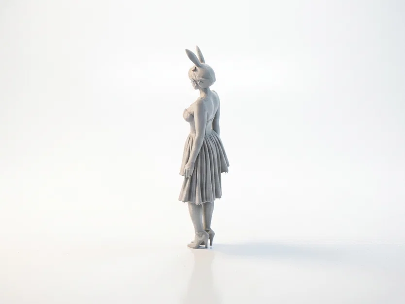 Figure Chibi Bunny Girl Cute Anime – Mô hình 3D in được (STL) - Image 4