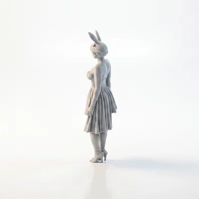 Figure Chibi Bunny Girl Cute Anime – Mô hình 3D in được (STL)
