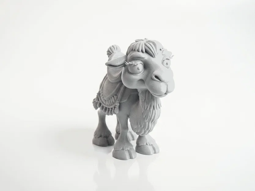 Tượng Lạc Đà Chibi Dễ Thương – Mô Hình 3D Printable - Image 1