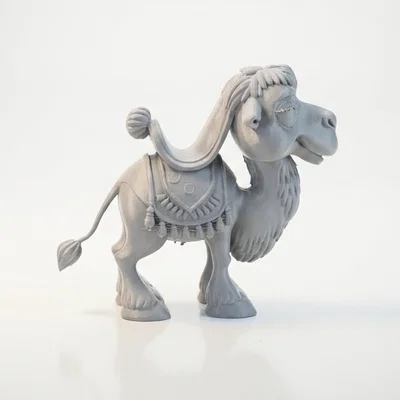 Tượng Lạc Đà Chibi Dễ Thương – Mô Hình 3D Printable