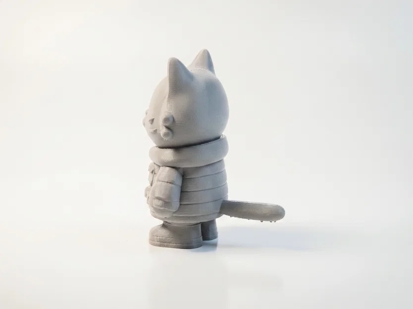 Tượng Mèo Chibi Dễ Thương – Model 3D Printable (STL) để In - Image 2