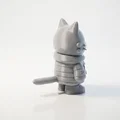 Tượng Mèo Chibi Dễ Thương – Model 3D Printable (STL) để In - Thumbnail 3