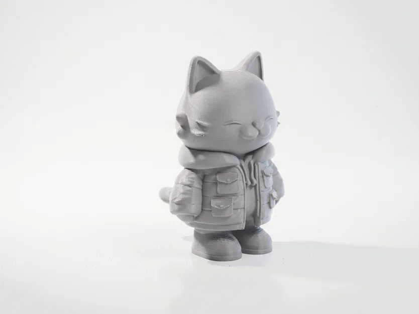 Tượng Mèo Chibi Dễ Thương – Model 3D Printable (STL) để In - Image 4