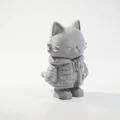 Tượng Mèo Chibi Dễ Thương – Model 3D Printable (STL) để In - Thumbnail 4