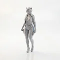 Tượng Cat Girl Chibi Anime Dễ Thương – File STL In 3D - Thumbnail 3