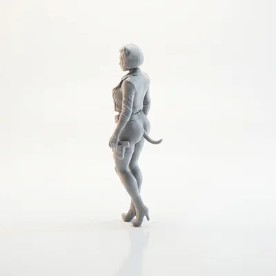 Tượng Cat Girl Chibi Anime Dễ Thương – File STL In 3D