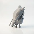 Tượng Mèo Cute Chibi Dễ Thương – 3D Printable - Thumbnail 2