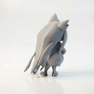 Tượng Mèo Cute Chibi Dễ Thương – 3D Printable