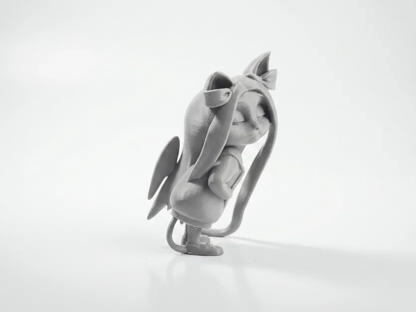 Tượng Mèo Cute Chibi Dễ Thương – 3D Printable - Image 3