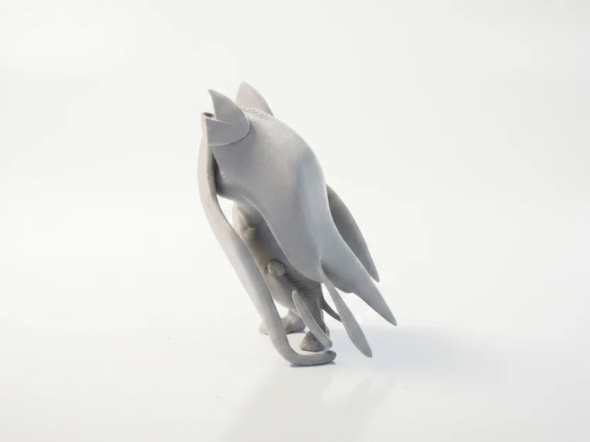 Tượng Mèo Cute Chibi Dễ Thương – 3D Printable - Image 4