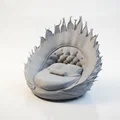Ghế Couch Chibi Dễ Thương – Mô Hình 3D Có Thể In - Thumbnail 4