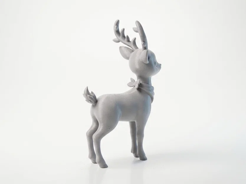 Tượng Hươu Chibi Dễ Thương – Mô Hình 3D Printable - Image 1