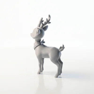 Tượng Hươu Chibi Dễ Thương – Mô Hình 3D Printable