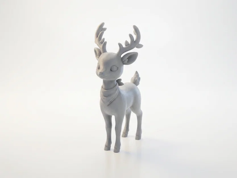 Tượng Hươu Chibi Dễ Thương – Mô Hình 3D Printable - Image 3