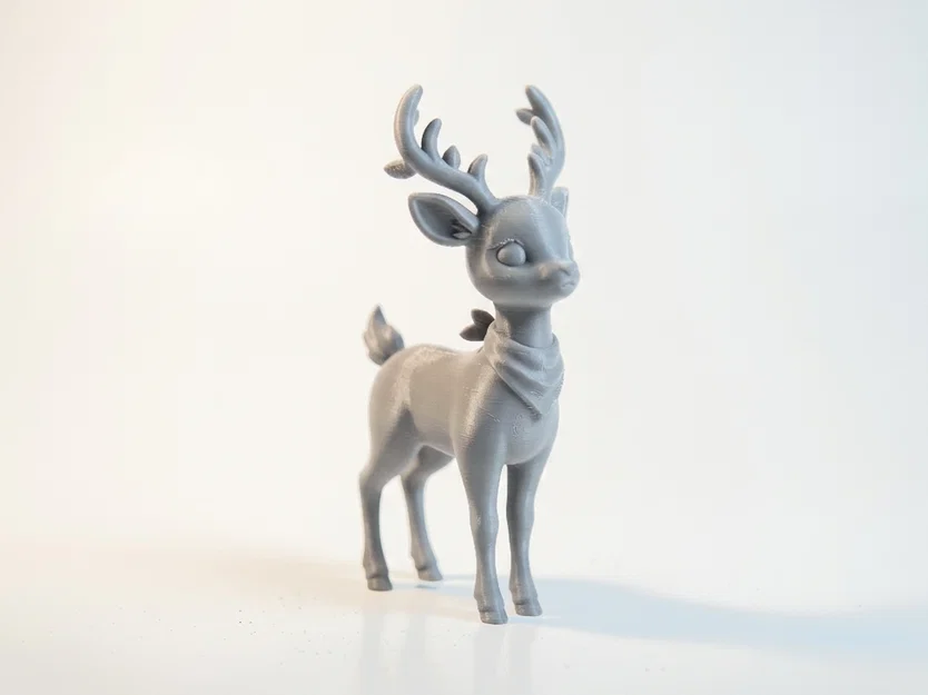 Tượng Hươu Chibi Dễ Thương – Mô Hình 3D Printable - Image 4