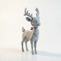 Tượng Hươu Chibi Dễ Thương – Mô Hình 3D Printable - Thumbnail 4