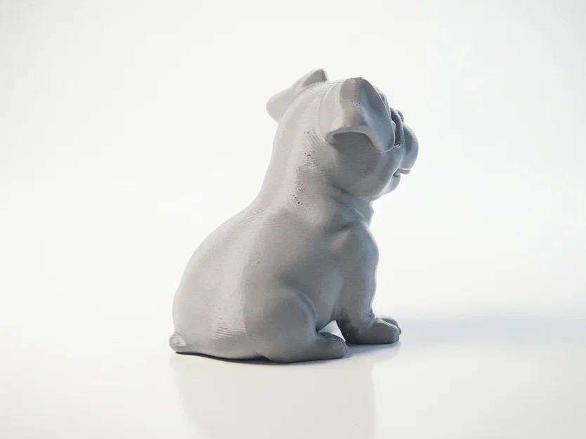 Tượng Pug Chibi Dễ Thương - Mô Hình 3D Printable - Image 2