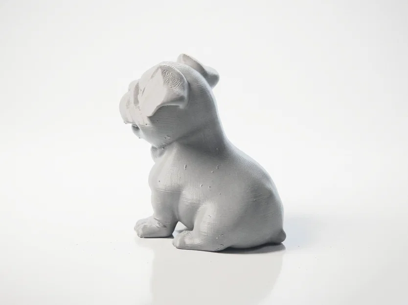 Tượng Pug Chibi Dễ Thương - Mô Hình 3D Printable - Image 3