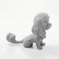 Tượng Chó Ngồi Chibi Siêu Dễ Thương – Mẫu 3D Printable - Thumbnail 1
