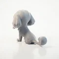 Tượng Chó Ngồi Chibi Siêu Dễ Thương – Mẫu 3D Printable - Thumbnail 2