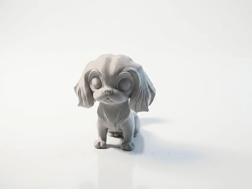 Tượng Chó Ngồi Chibi Siêu Dễ Thương – Mẫu 3D Printable - Image 3