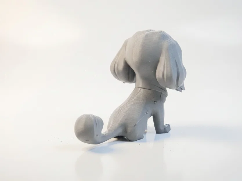 Tượng Chó Ngồi Chibi Siêu Dễ Thương – Mẫu 3D Printable - Image 4