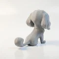 Tượng Chó Ngồi Chibi Siêu Dễ Thương – Mẫu 3D Printable - Thumbnail 4