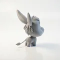 Tượng Lừa Chibi Dễ Thương – Mô Hình Animal 3D Có Thể In (STL) - Thumbnail 2