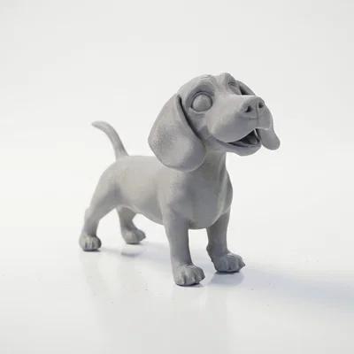 Tượng Cún Chibi Dễ Thương – Mô Hình 3D Printable