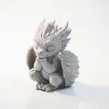 Mô hình STL Rồng Con Chibi Dễ Thương – Tượng Fantasy 3D Printable - Thumbnail 1