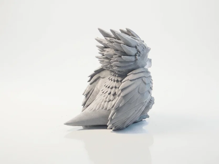 Mô hình STL Rồng Con Chibi Dễ Thương – Tượng Fantasy 3D Printable - Image 2
