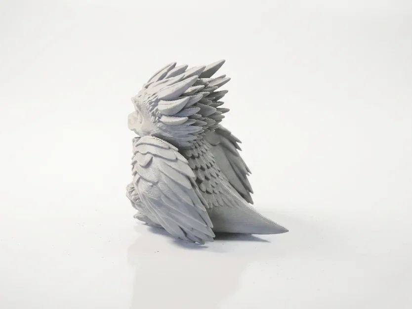 Mô hình STL Rồng Con Chibi Dễ Thương – Tượng Fantasy 3D Printable - Image 3