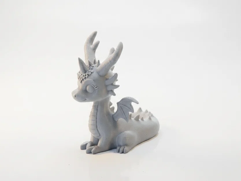 Tượng Rồng Chibi Dễ Thương Fantasy – Mẫu In 3D Printable - Image 4