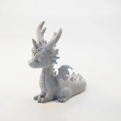Tượng Rồng Chibi Dễ Thương Fantasy – Mẫu In 3D Printable