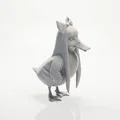 Mô Hình 3D Vịt Chibi Dễ Thương (Cute Duck Figurine) - STL In 3D - Thumbnail 1