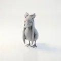 Mô Hình 3D Vịt Chibi Dễ Thương (Cute Duck Figurine) - STL In 3D - Thumbnail 2