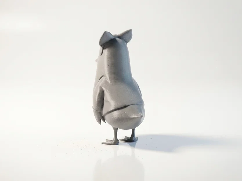 Mô Hình 3D Vịt Chibi Dễ Thương (Cute Duck Figurine) - STL In 3D - Image 4