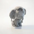 Tượng Voi Chibi Dễ Thương – Mô Hình 3D Printable - Thumbnail 1