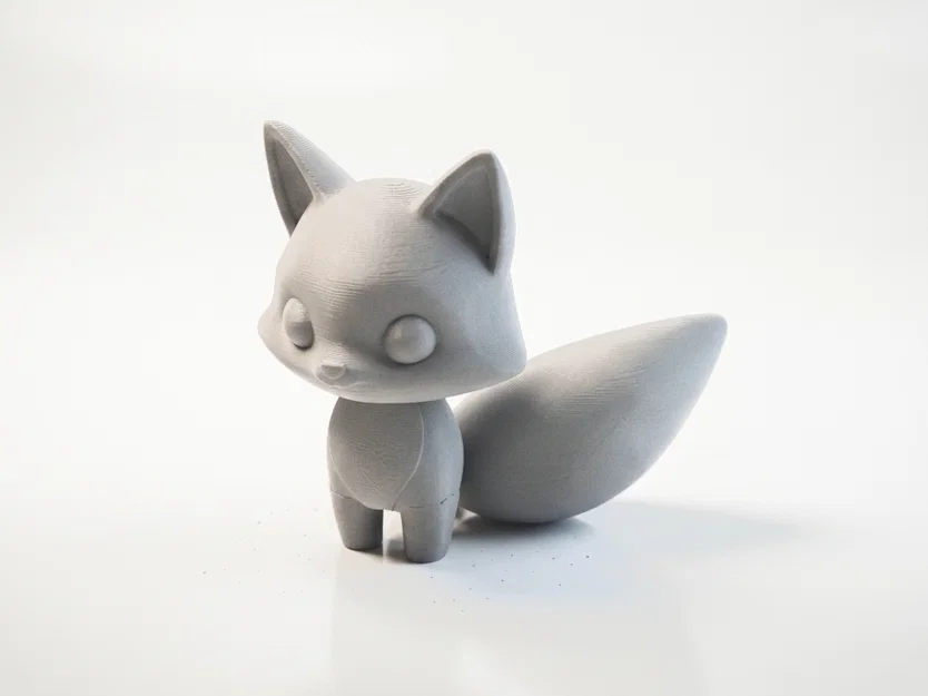 Mô Hình Cáo Chibi Dễ Thương – Figurine 3D Printable - Image 1