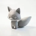 Mô Hình Cáo Chibi Dễ Thương – Figurine 3D Printable - Thumbnail 1