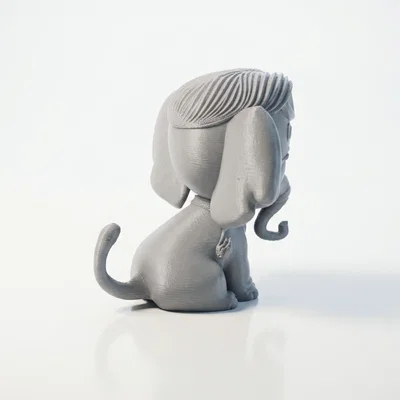 Tượng Voi Chibi Dễ Thương – Mô Hình 3D Printable