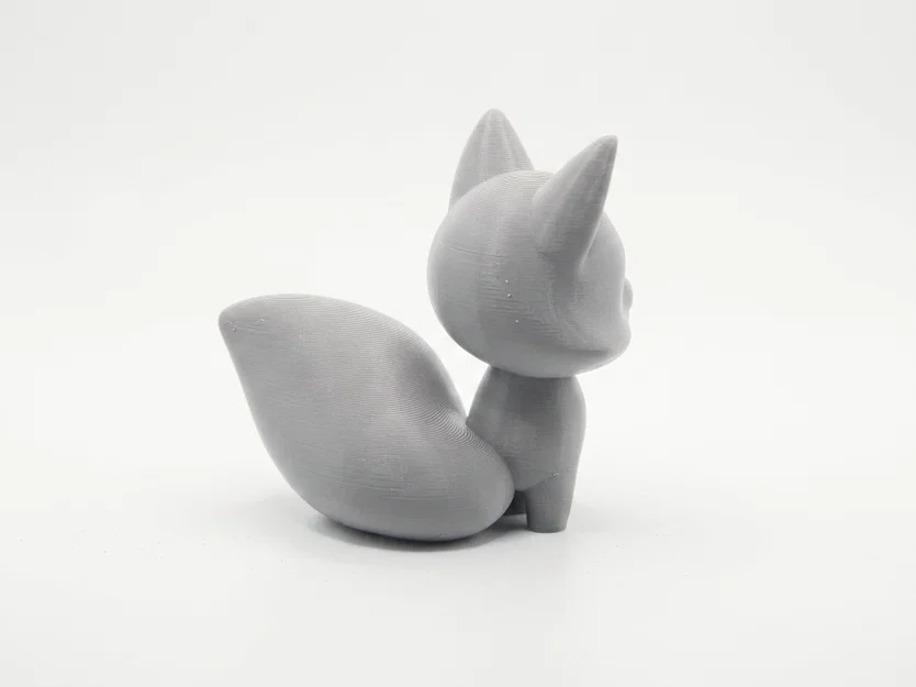 Mô Hình Cáo Chibi Dễ Thương – Figurine 3D Printable - Image 2