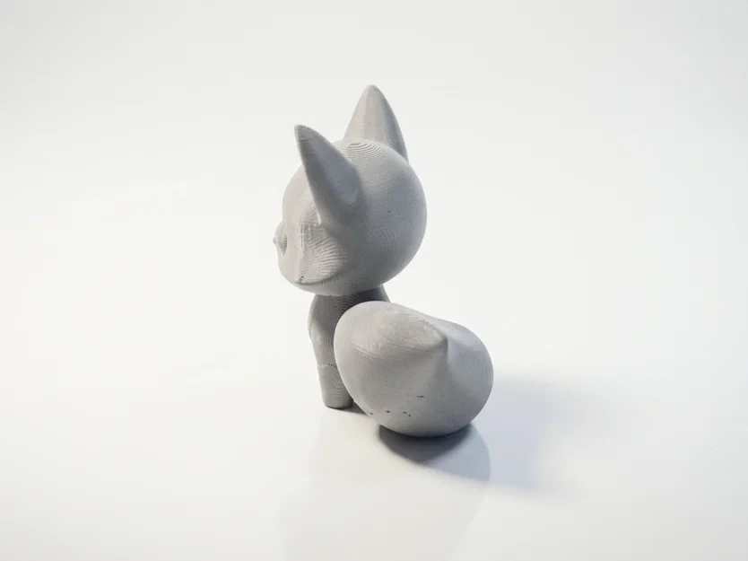 Mô Hình Cáo Chibi Dễ Thương – Figurine 3D Printable - Image 3
